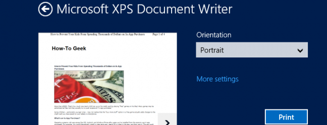 Microsoft xps document writer drivers for mac